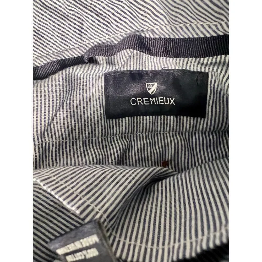 Daniel Cremieux Men’s Dress Pants Khaki Stretch Flat Front Size 34X32